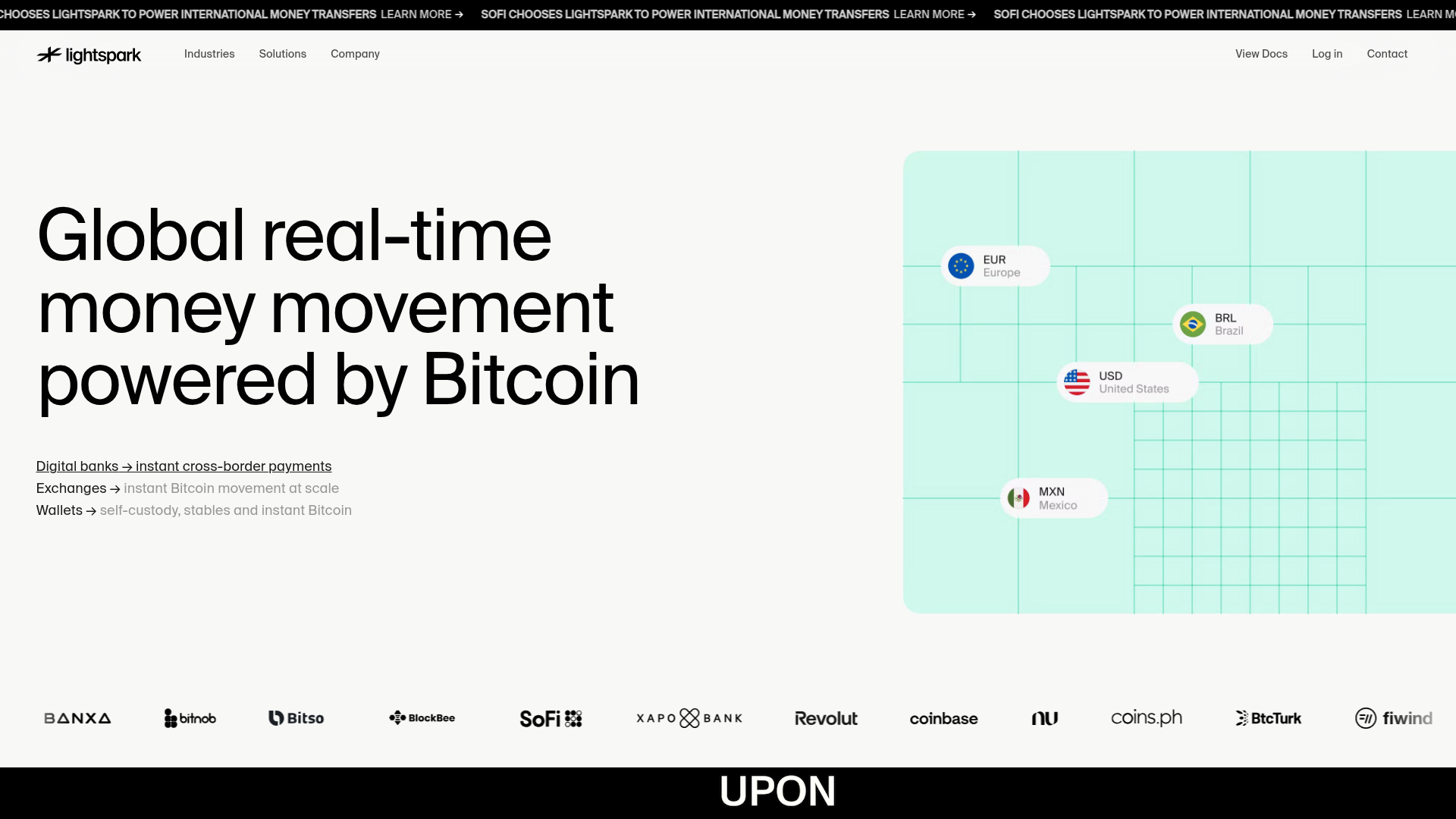 Lightspark website screenshot