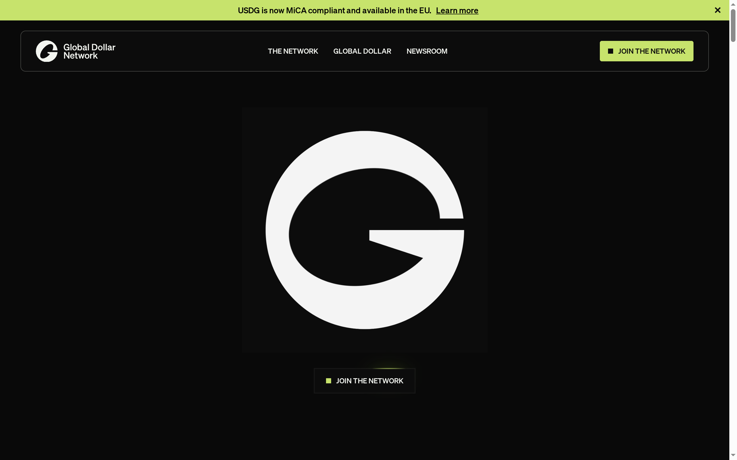 Global Dollar Network website screenshot