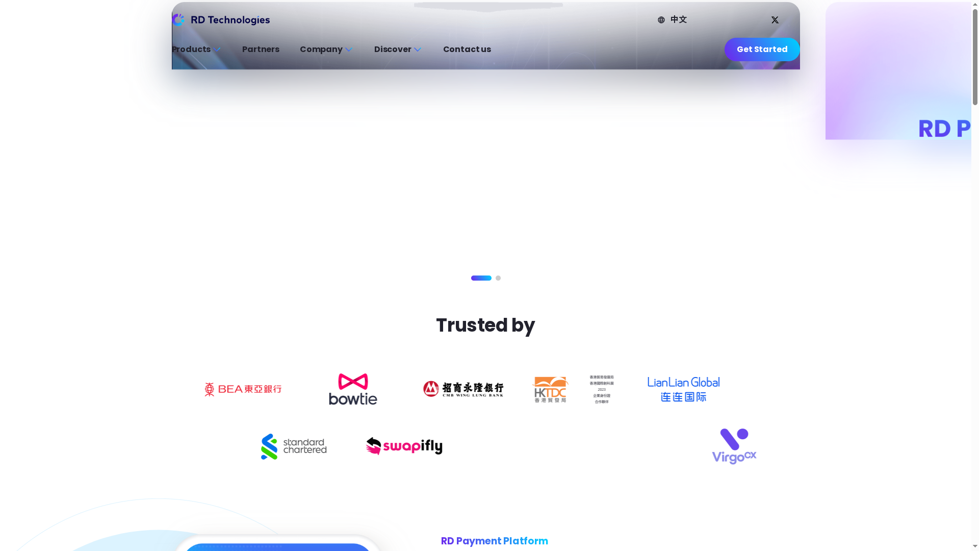 RD Technology website screenshot