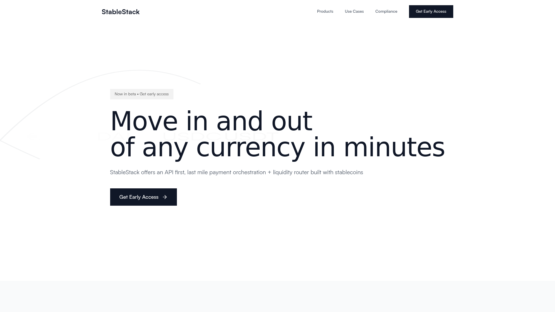 Stablestack website screenshot