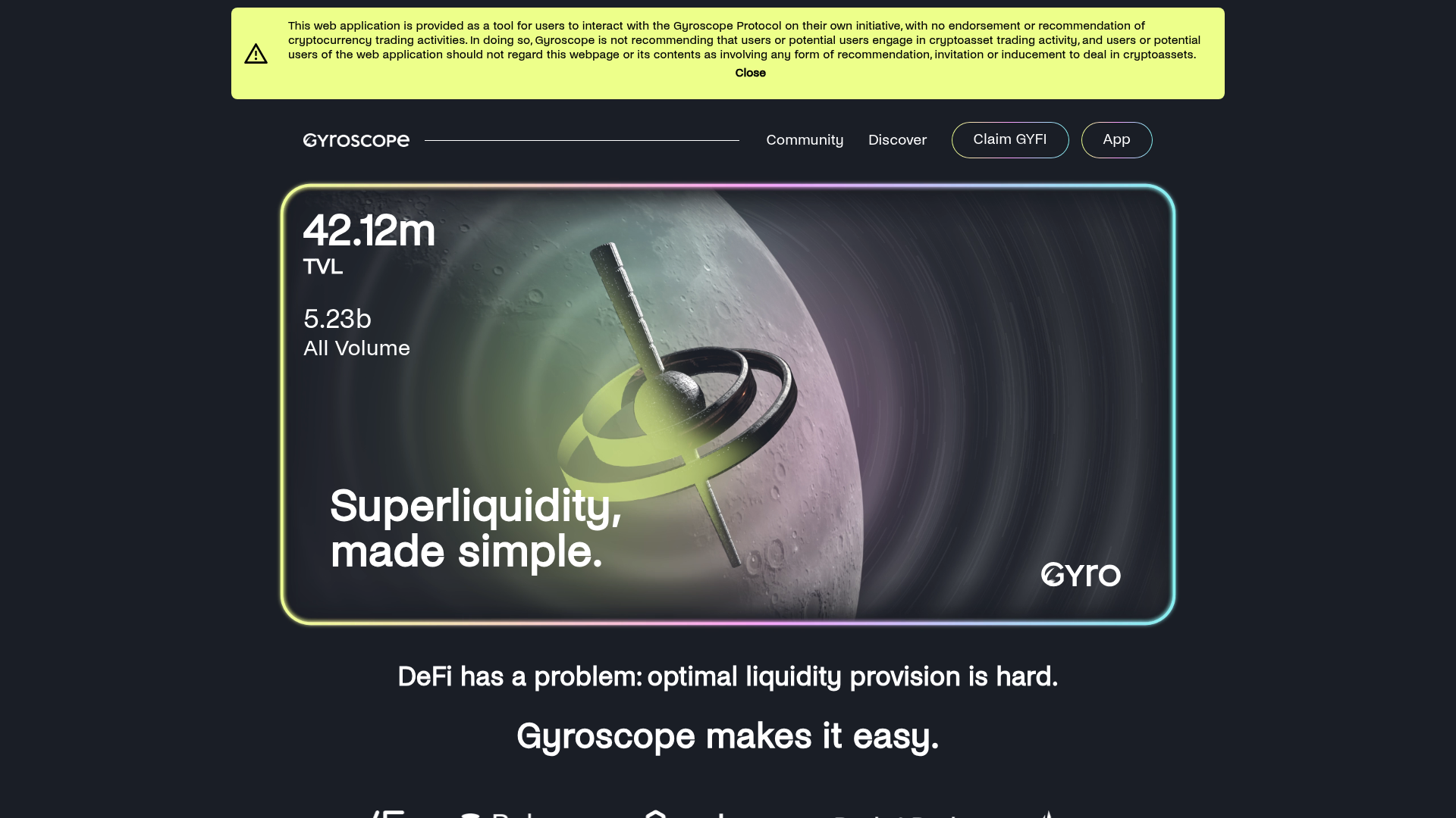 Gyroscope website screenshot