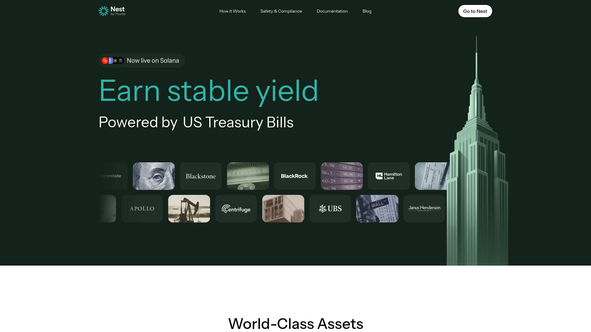 Nest website screenshot