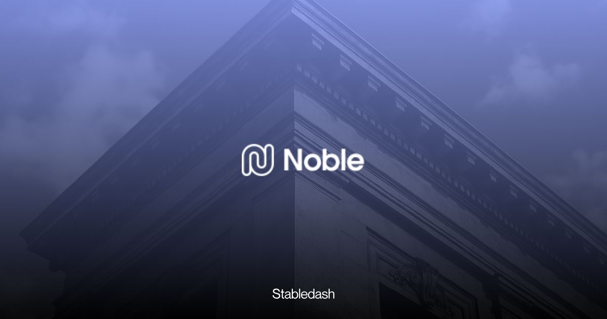 Noble to Launch Standalone EVM Layer 1 for Stablecoin Applications