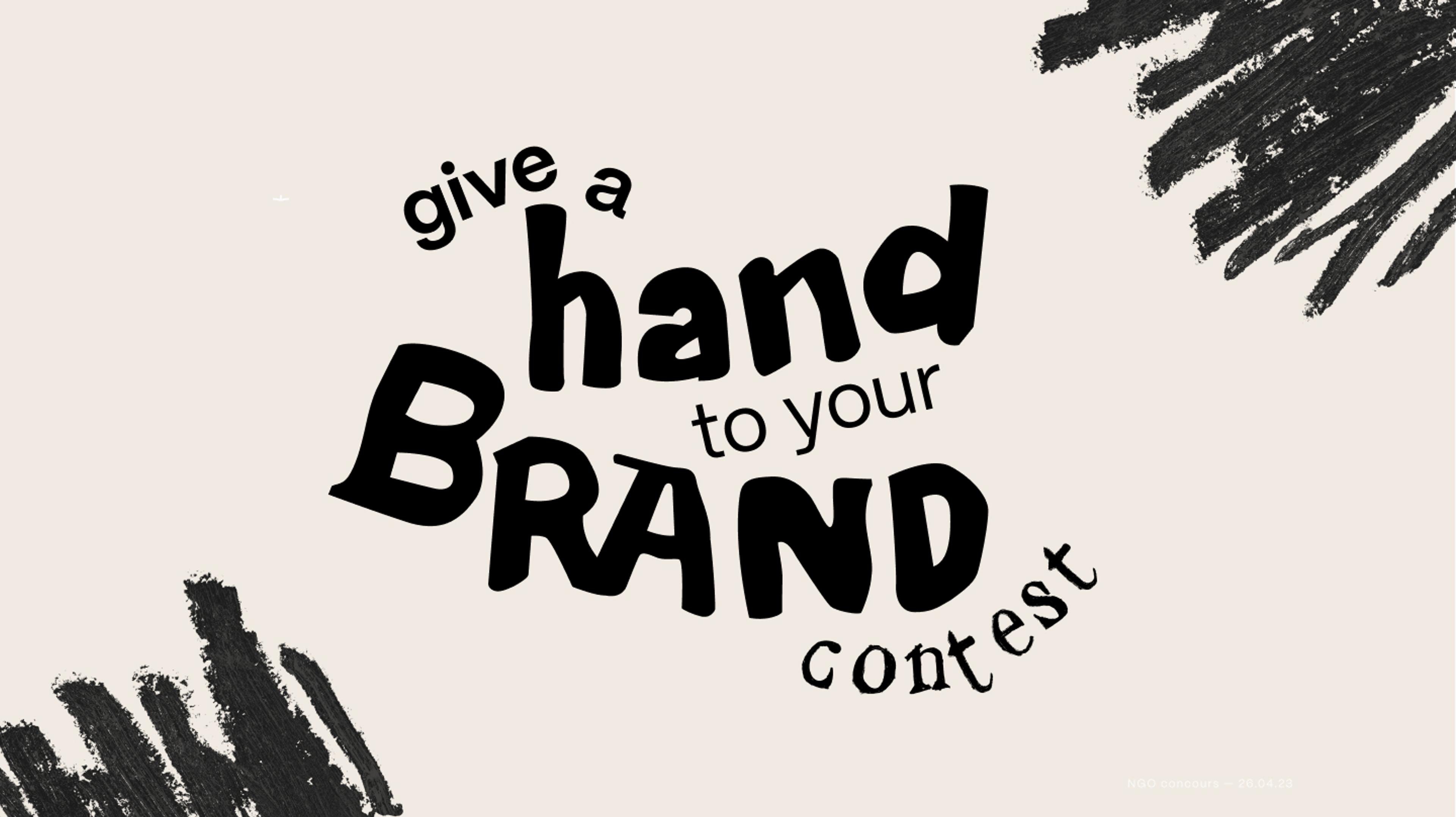give a hand to your brand contest design