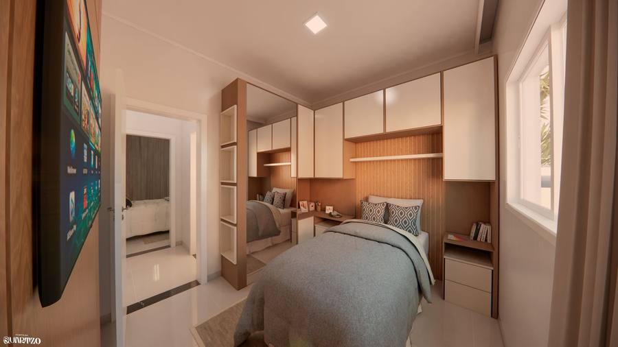 Foto 9 de Residencial Quartzo, Apartamentos 2 quartos com lazer completo na Formosinha