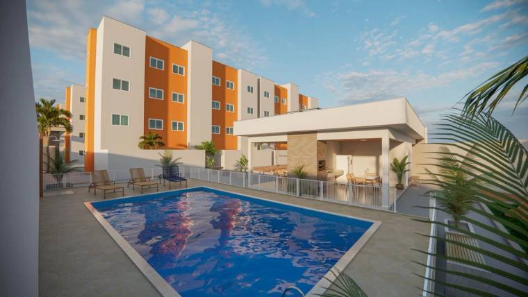 Residencial Quartzo, Apartamentos 2 quartos com lazer completo na Formosinha em Formosinha