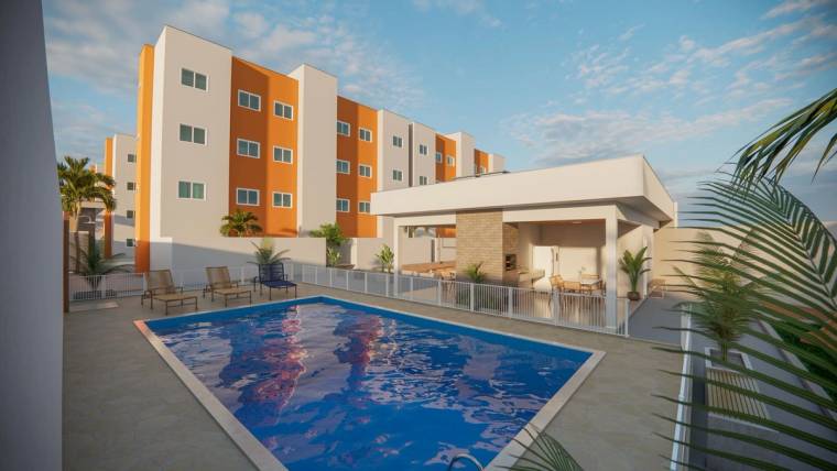 Residencial Quartzo, Apartamentos 2 quartos com lazer completo na Formosinha em Formosinha
