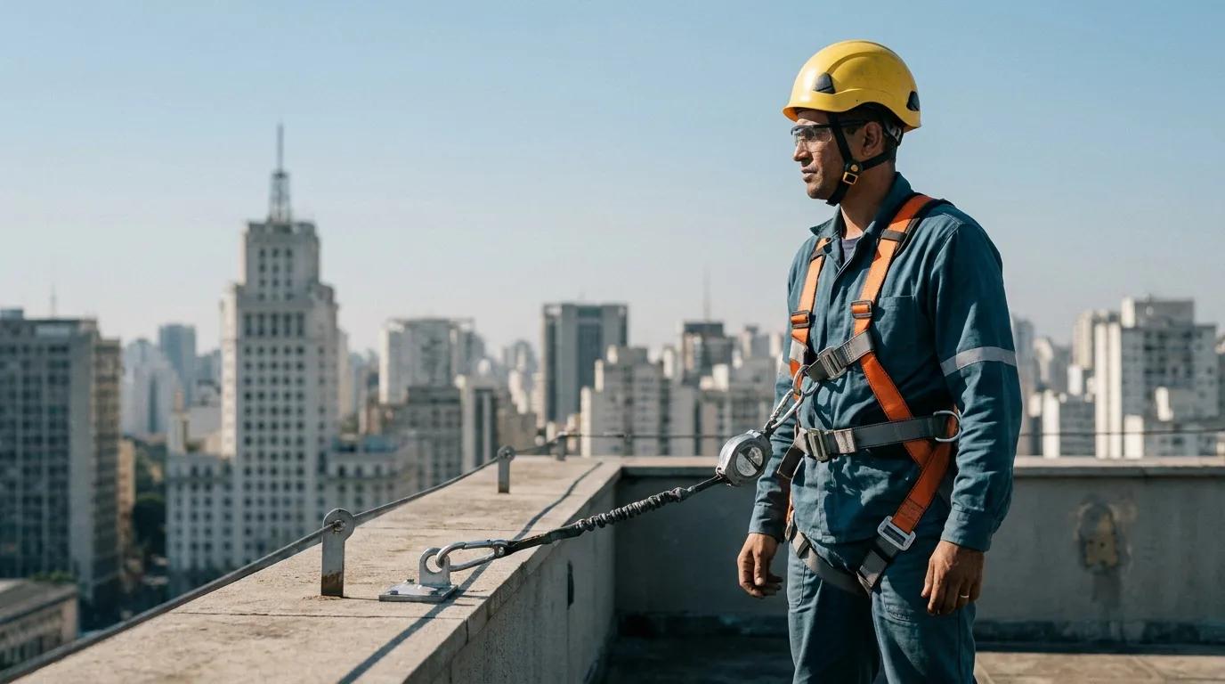 A partir de quantos metros é trabalho em altura? (NR-35 na prática)