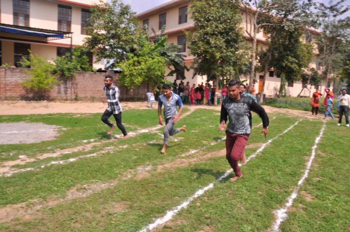 Race during the Athletic Meet