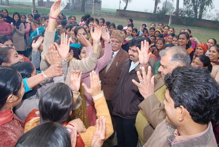 Lohri celebration in the college campus, 13 January 2016