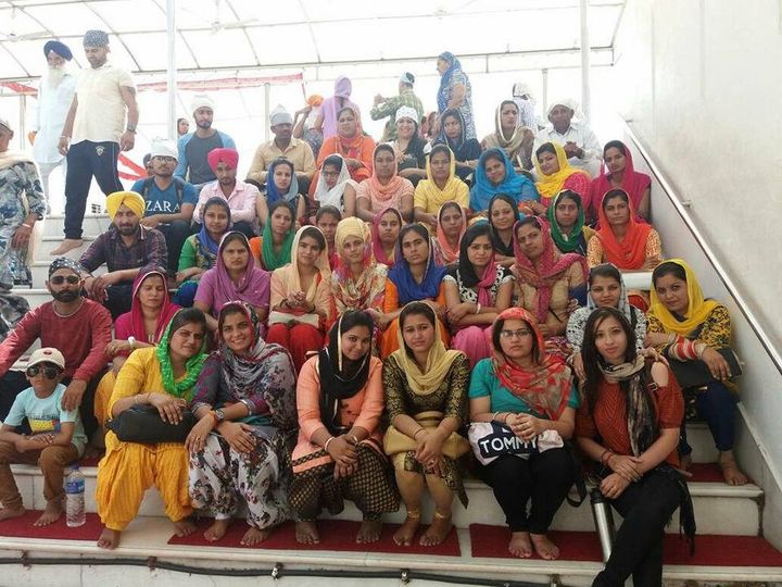 Students and staff on the educational trip, 28 April 2016