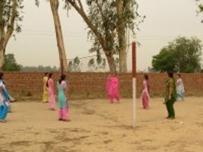 College sports ground