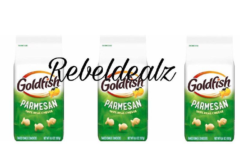 Goldfish Parmesan Crackers 3 Bags for Around $3 on Amazon