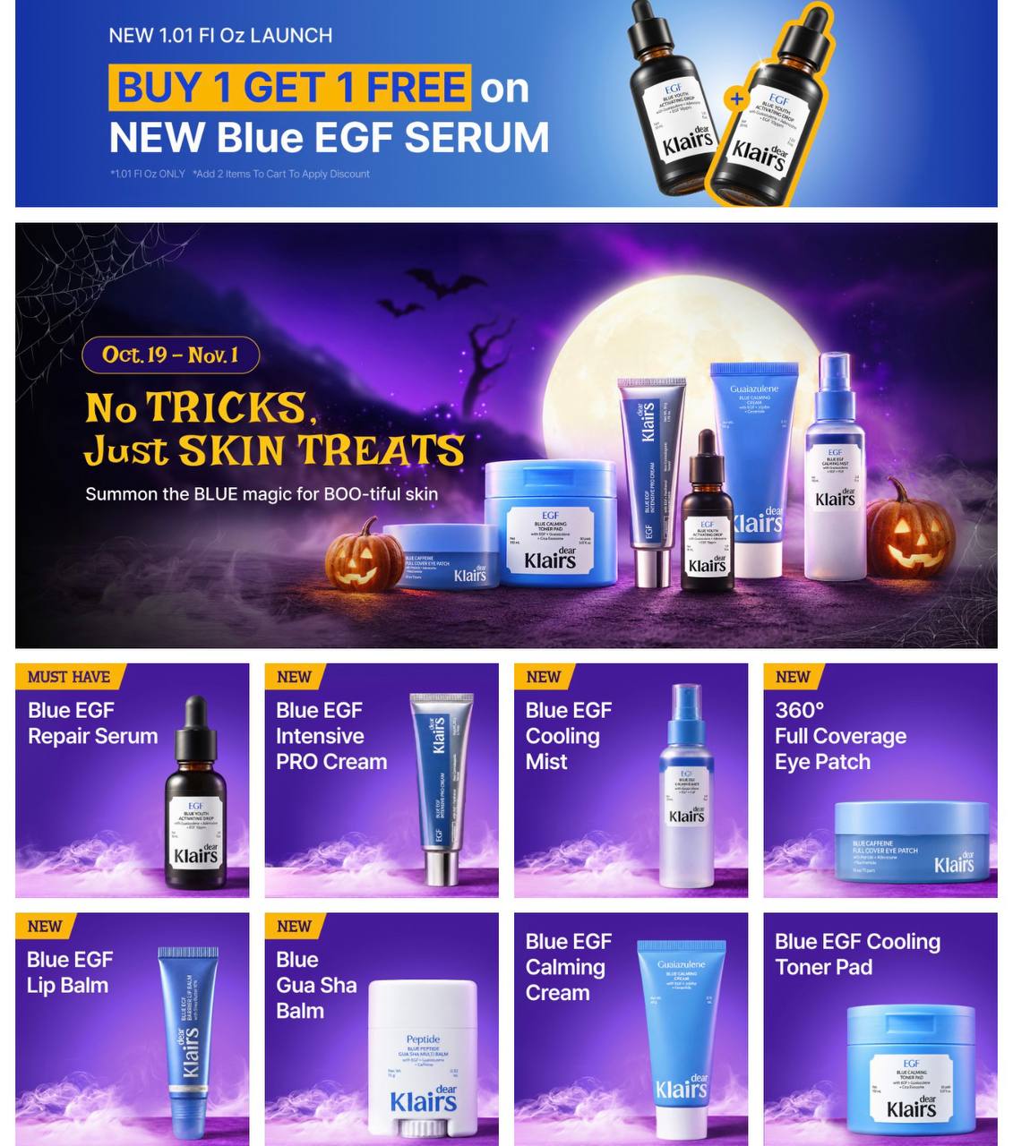 DearKlairs Holiday Beauty Event: Code KLAIRS15 and BOGO Serum