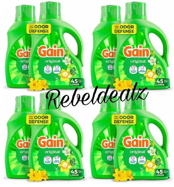 Gain Liquid Laundry Detergent 60 fl oz 2-Pack on Sale at Amazon
