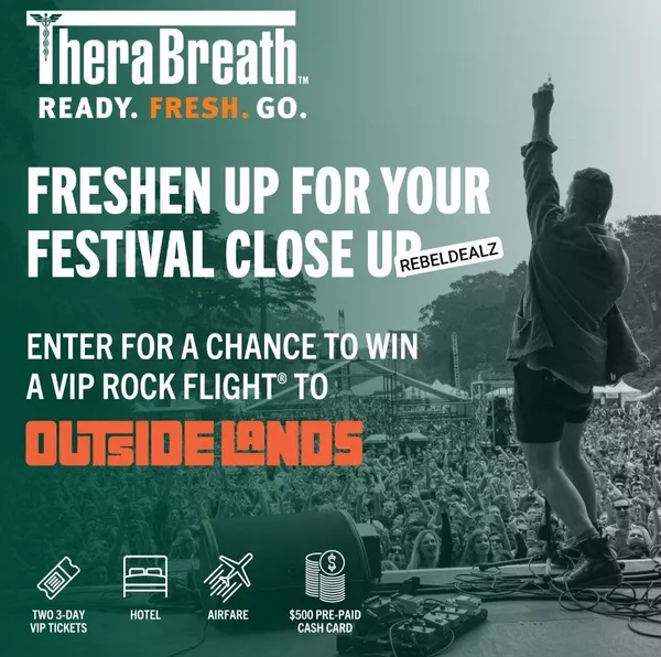 TheraBreath Golden Gate Festival Flyaway Sweepstakes