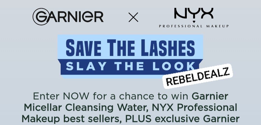Garnier x NYX Save The Lashes Sweepstakes