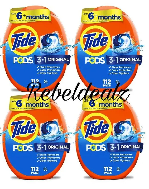 Tide PODS 112 Count 4-Pack for Around $53 at Amazon