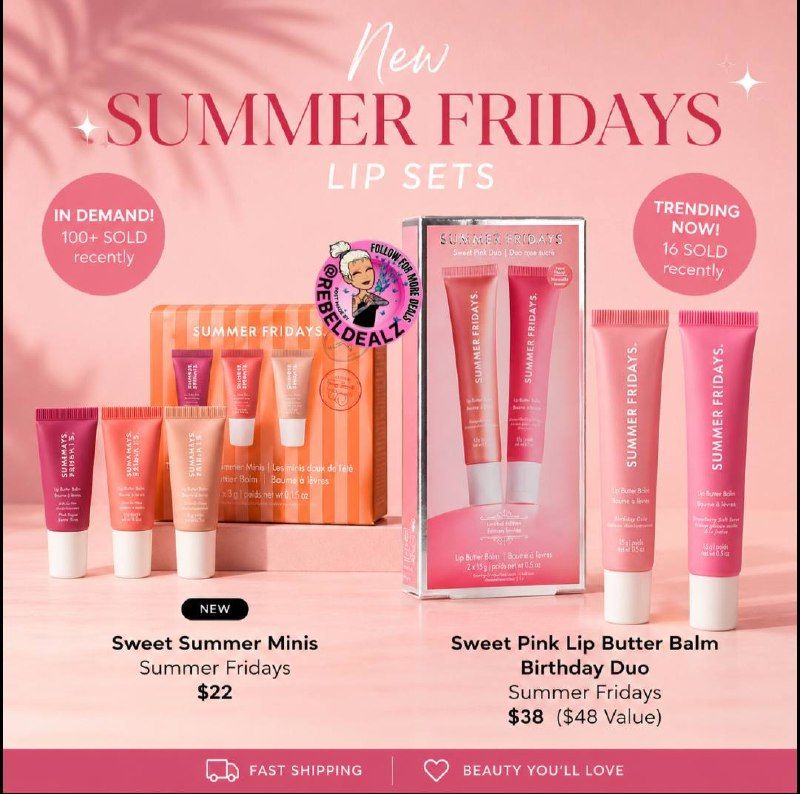 New Summer Friday Lip Sets