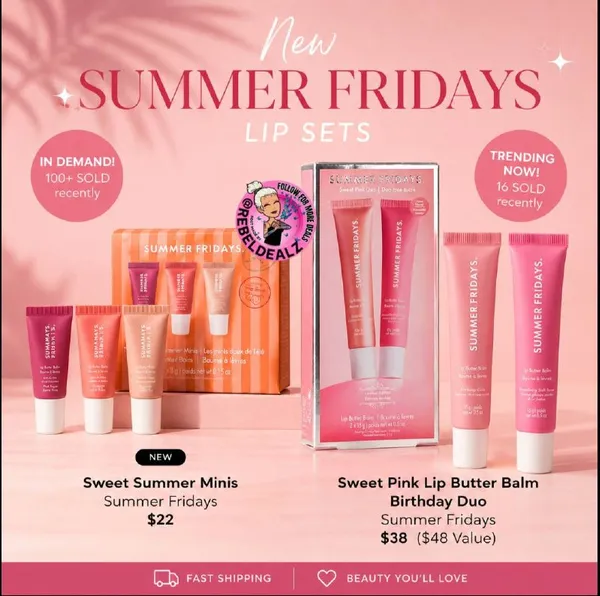 New Summer Friday Lip Sets