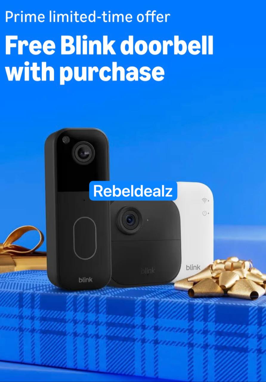 Free Blink Video Doorbell With Bundle Purchase for Prime Members