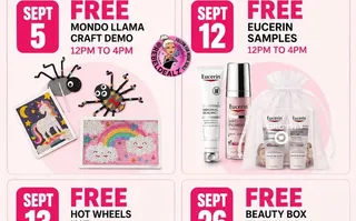 Target In-Store Giveaways and Events in September