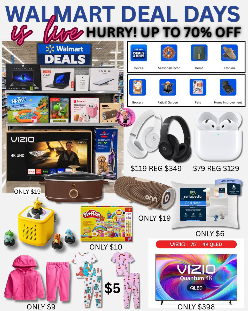Walmart Deal Days is LIVE: Up to 70% Off