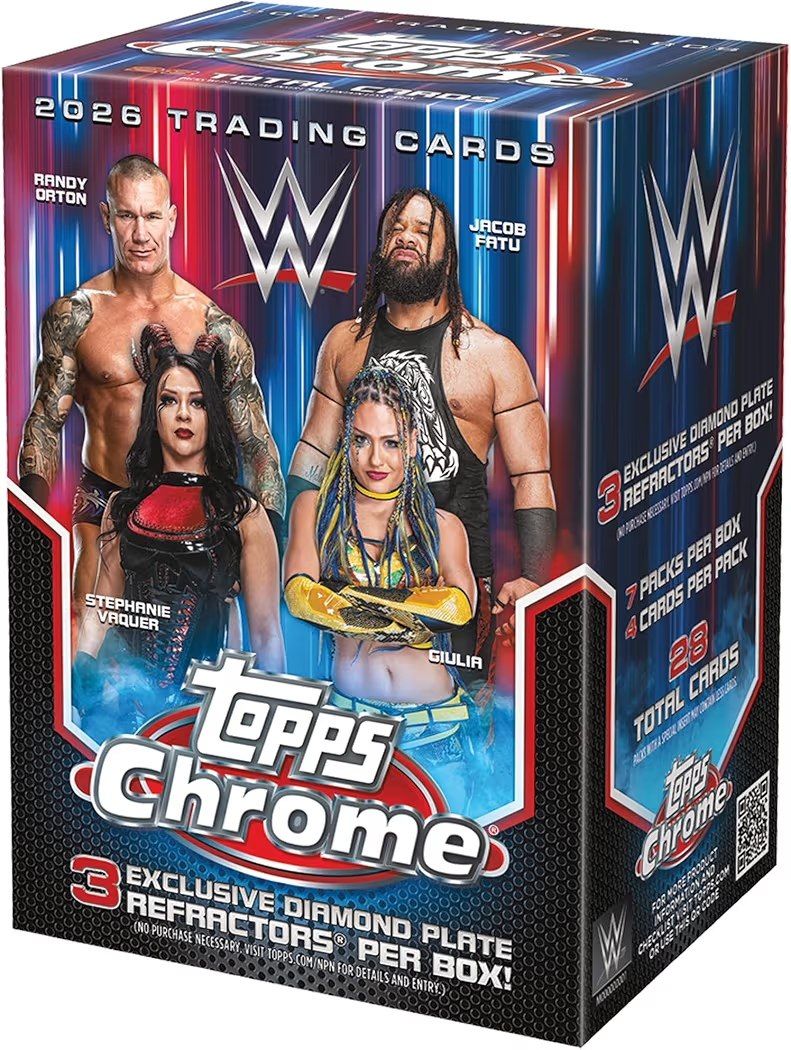 2026 Topps Chrome WWE Value Box Preorder