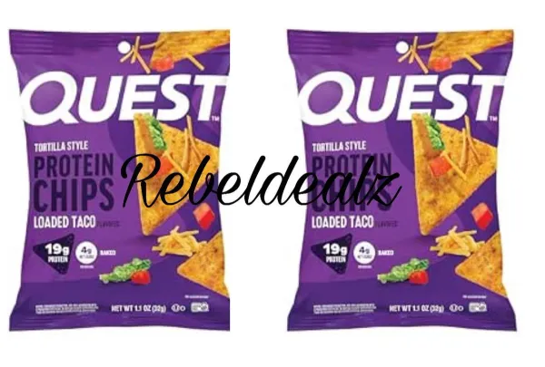 Quest Nutrition Loaded Taco Tortilla Style Protein Chips 12-Count
