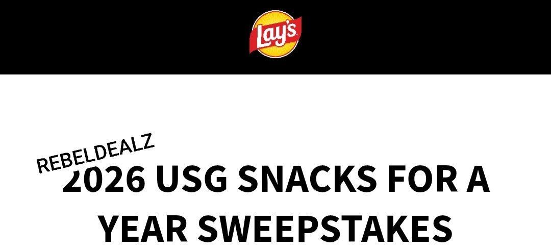 Lay's 'USG Snacks For A Year' Sweepstakes - Win Big!