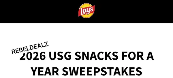 Lay's 'USG Snacks For A Year' Sweepstakes - Win Big!