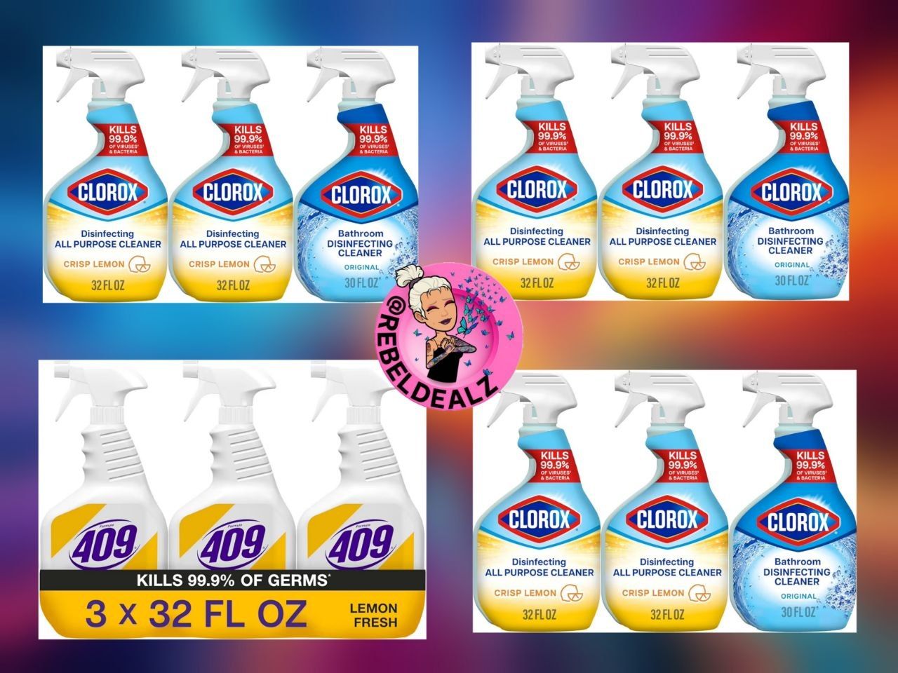 Household Essentials Deals: Clorox and Formula 409 Cleaners on Sale