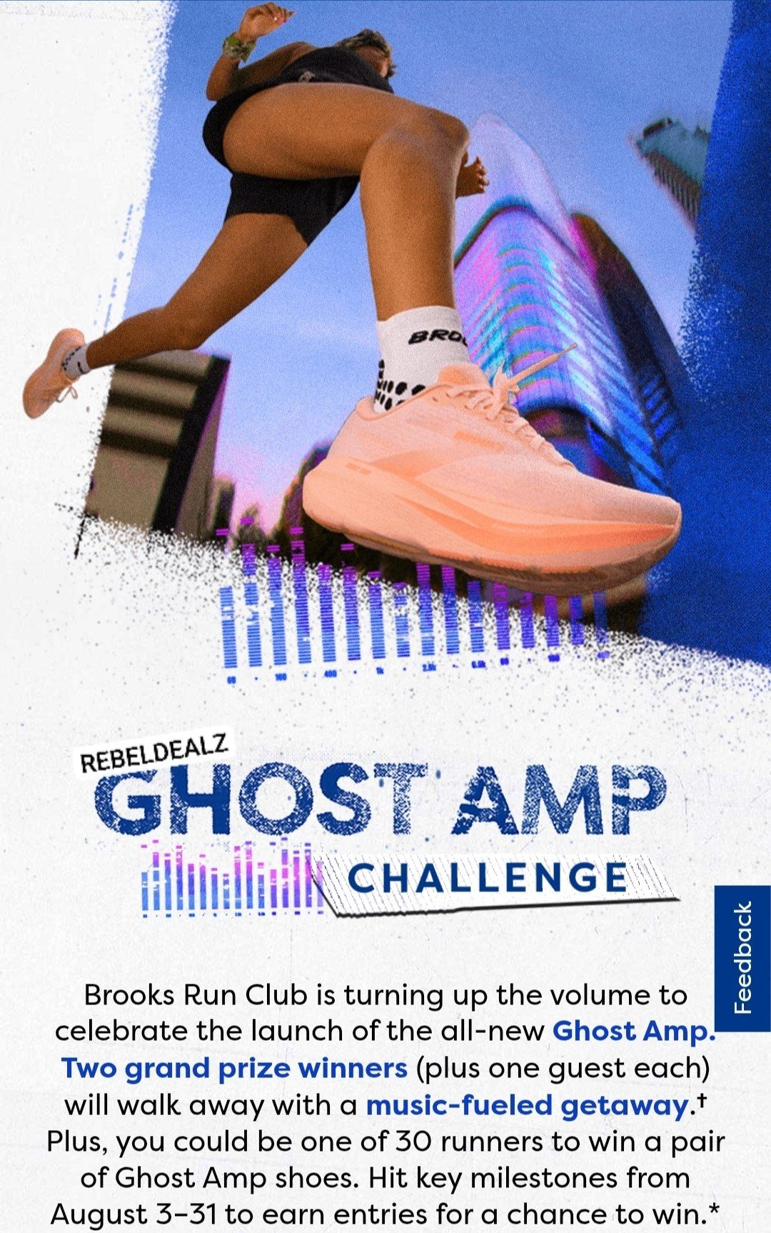Brooks Run Club Ghost Amp Sweepstakes: 32 Winners
