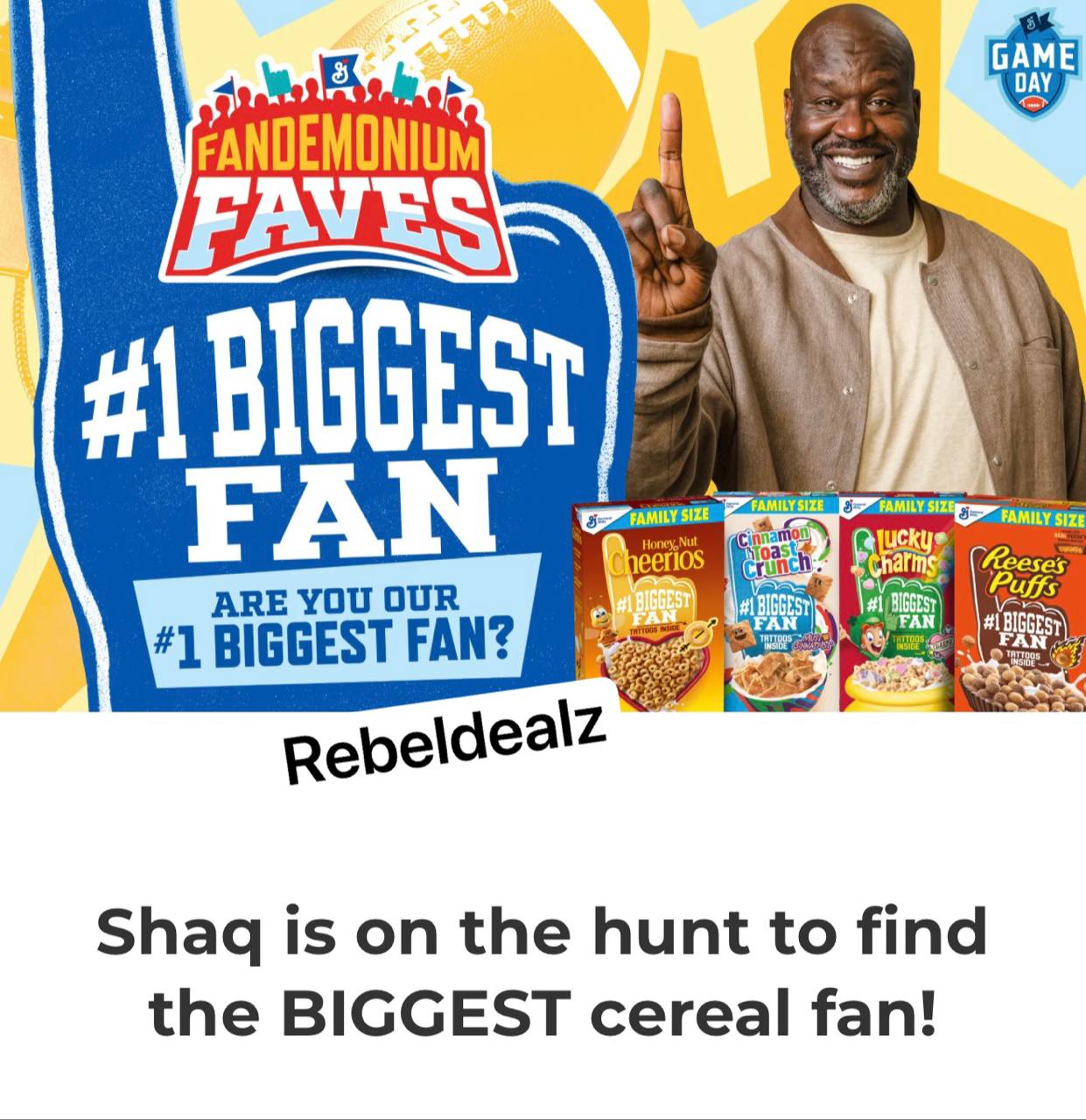 Cereal's #1 Biggest Fan Contest: Enter to Win