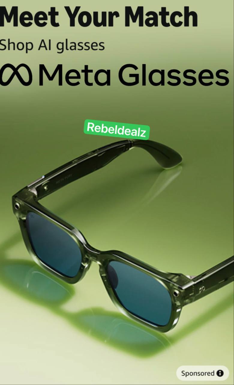 Meta AI Glasses on Amazon in Multiple Frame Styles
