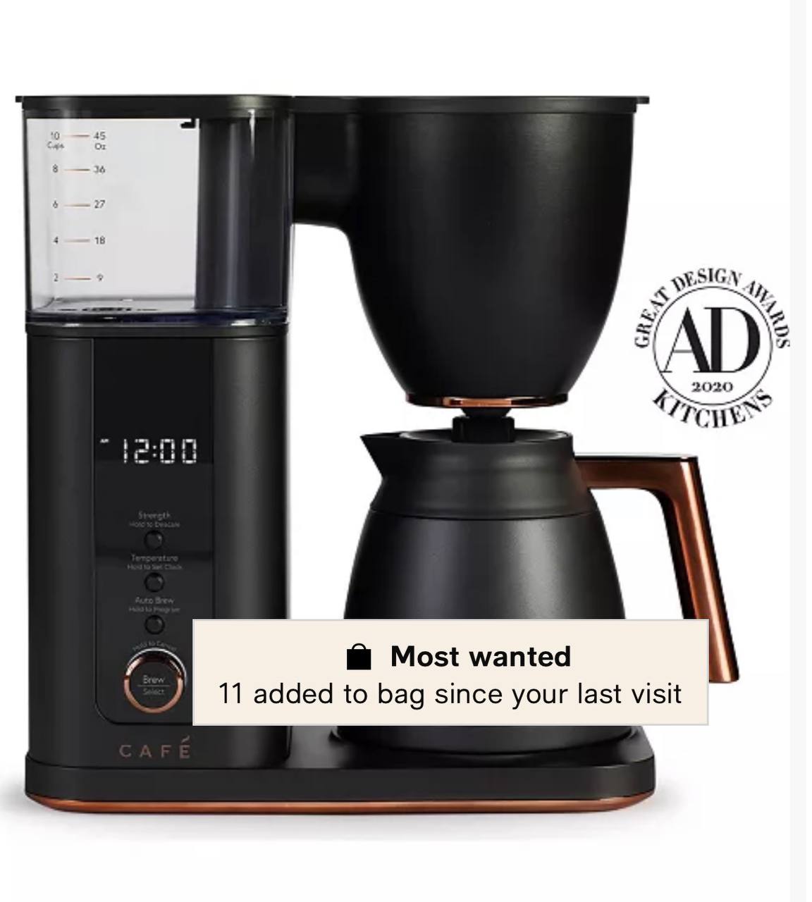Specialty Drip Coffee Maker with Thermal Carafe on Sale