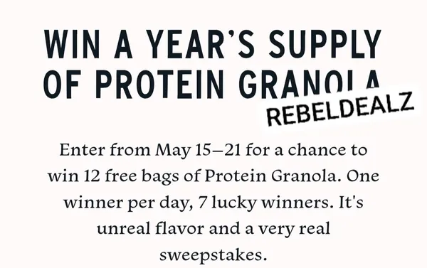 Enter to Win Purely Elizabeth Protein Granola