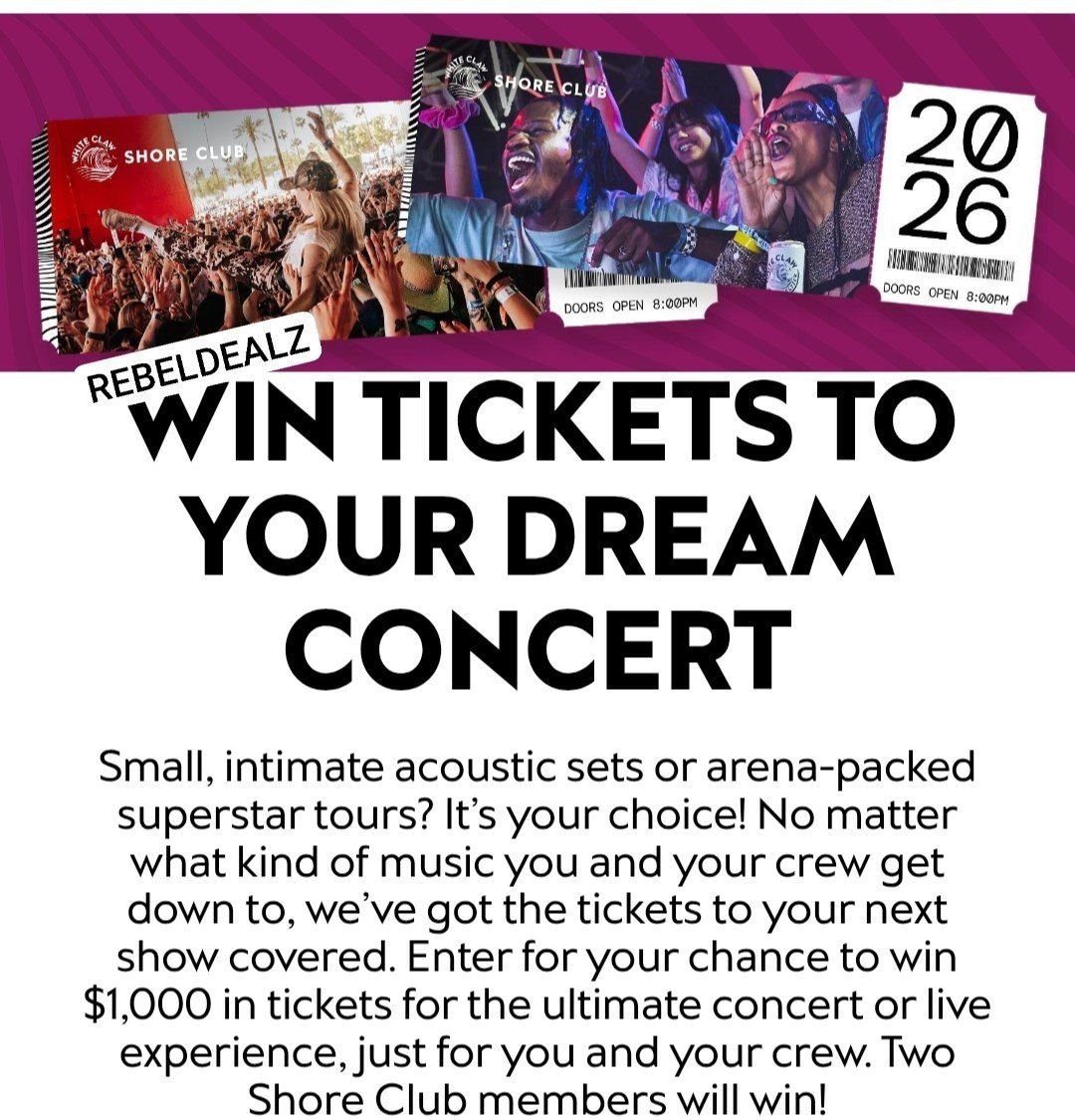 Win a Dream Concert with White Claw