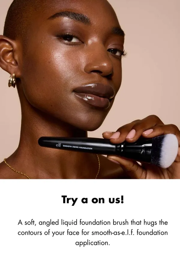 Free e.l.f. Smooth Swipe Foundation Brush Sample