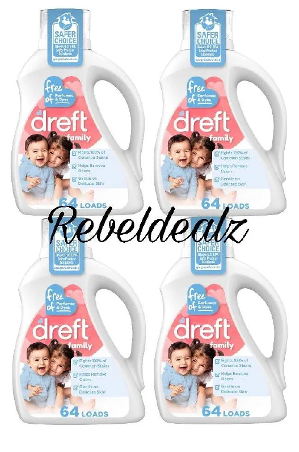 Dreft Family Liquid Laundry Detergent 84 fl oz on Sale