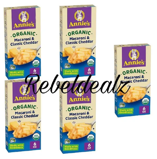 Annie's Organic Classic Cheddar Mac & Cheese 5-Pack Around $7