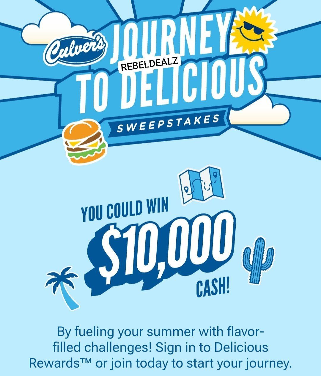 Culver's 'Journey to Delicious' Sweepstakes - Win Big!