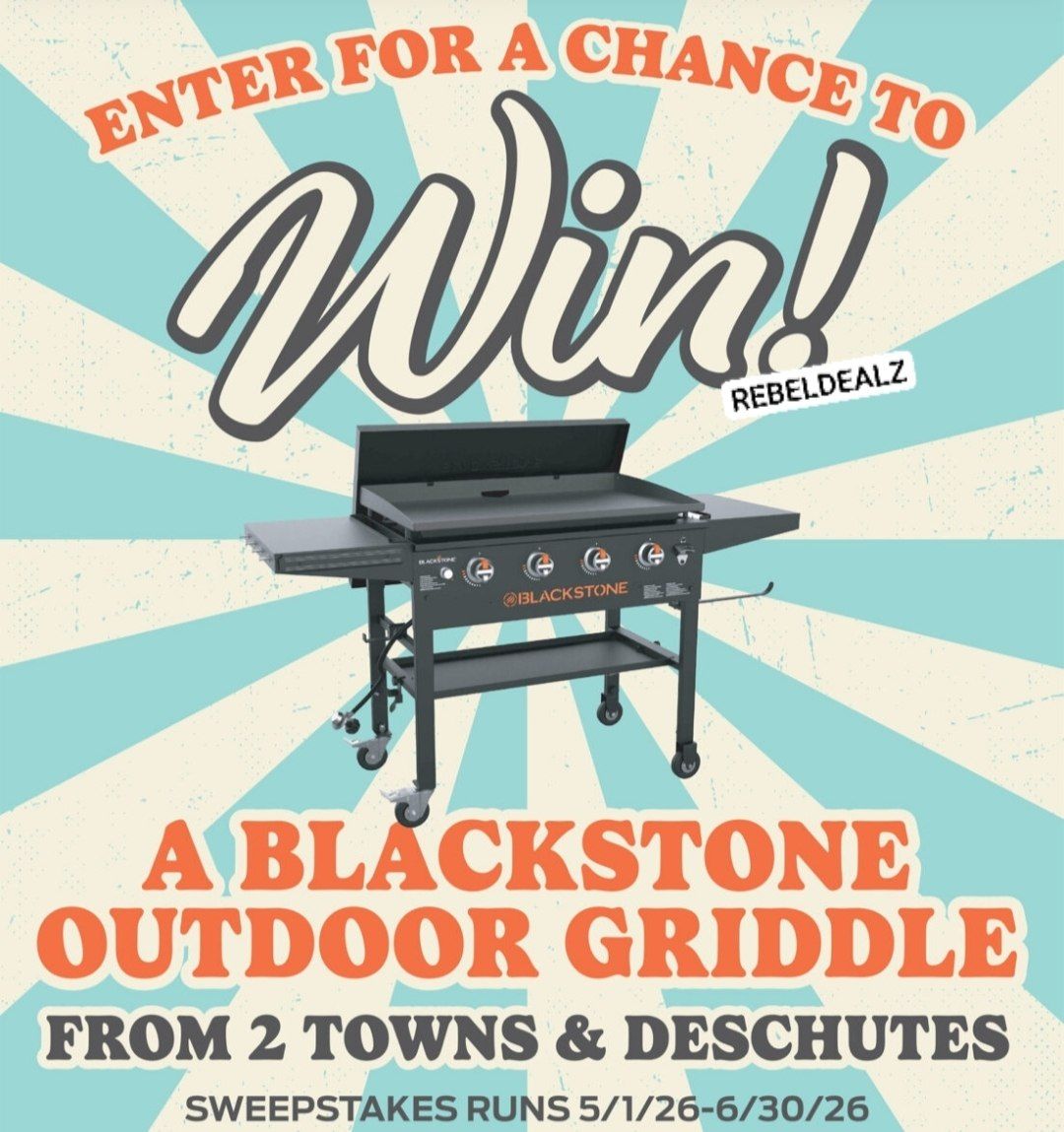 Enter to Win a Blackstone Griddle from 2 Towns Ciderhouse