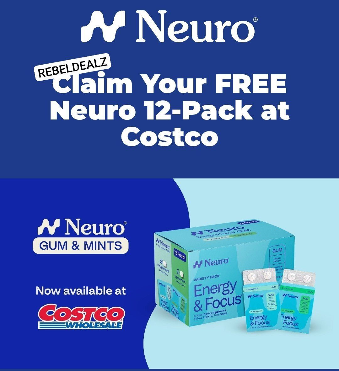 Get FREE Neuro 12-Pack at Costco After Rebate in Select States