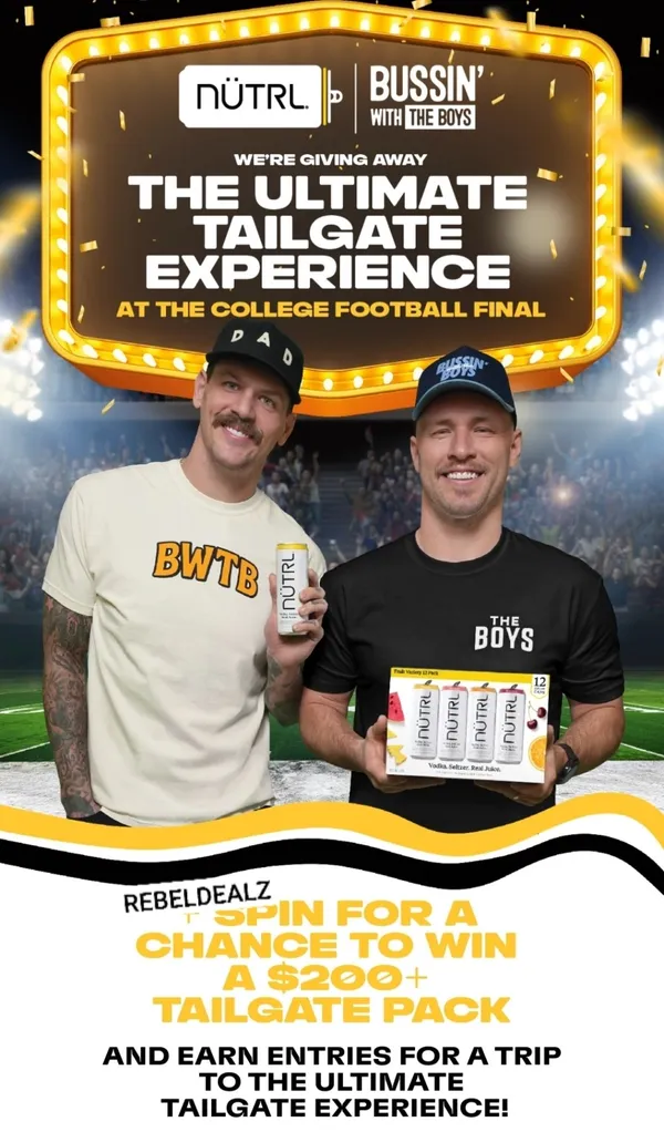 NÜTRL College Football Final Sweepstakes and Instant Win