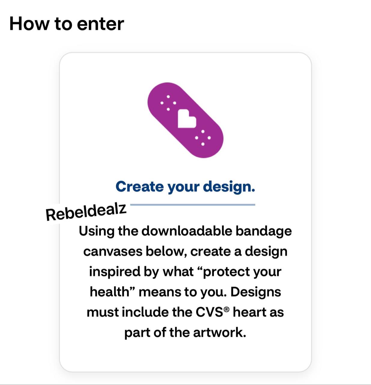 CVS Wear Your Heart Contest: Design a Bandage to Win $5,000
