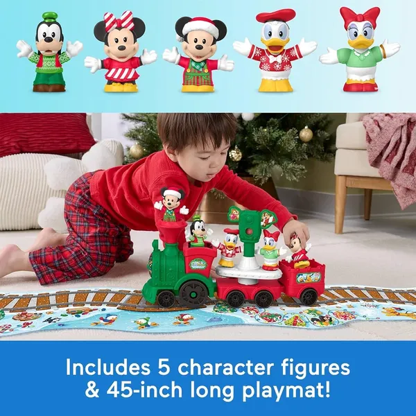 Fisher-Price Little People Disney Jr Musical Christmas Train on Amazon