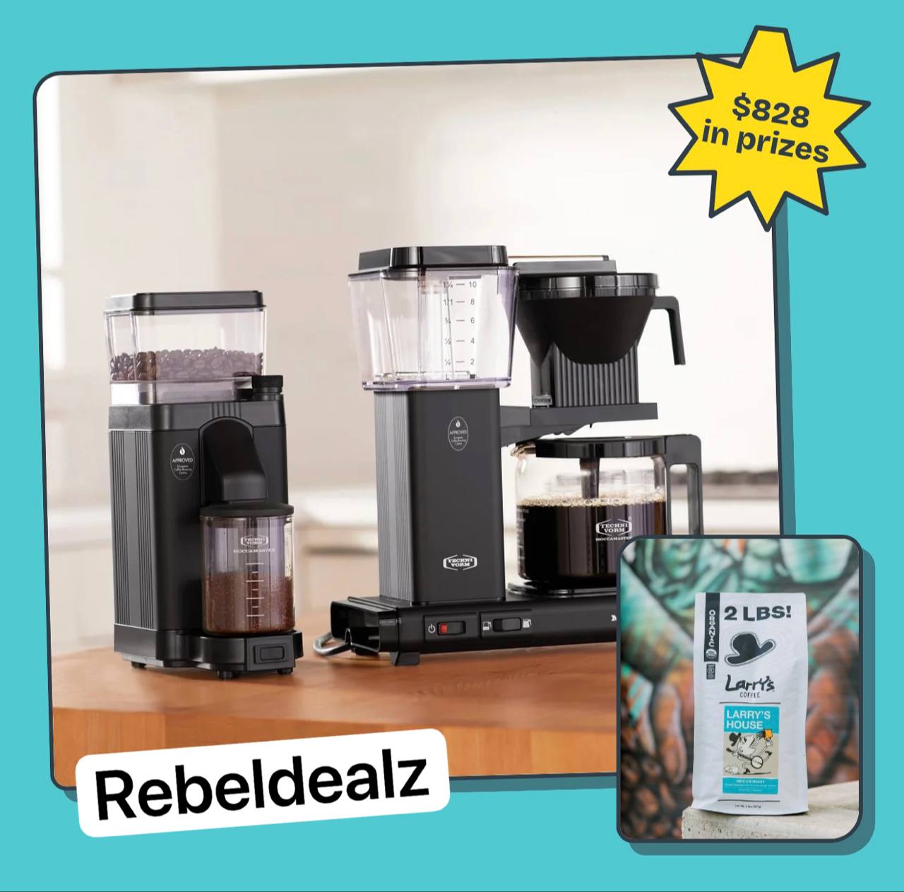 Win a Moccamaster Brew System from Larry's Coffee