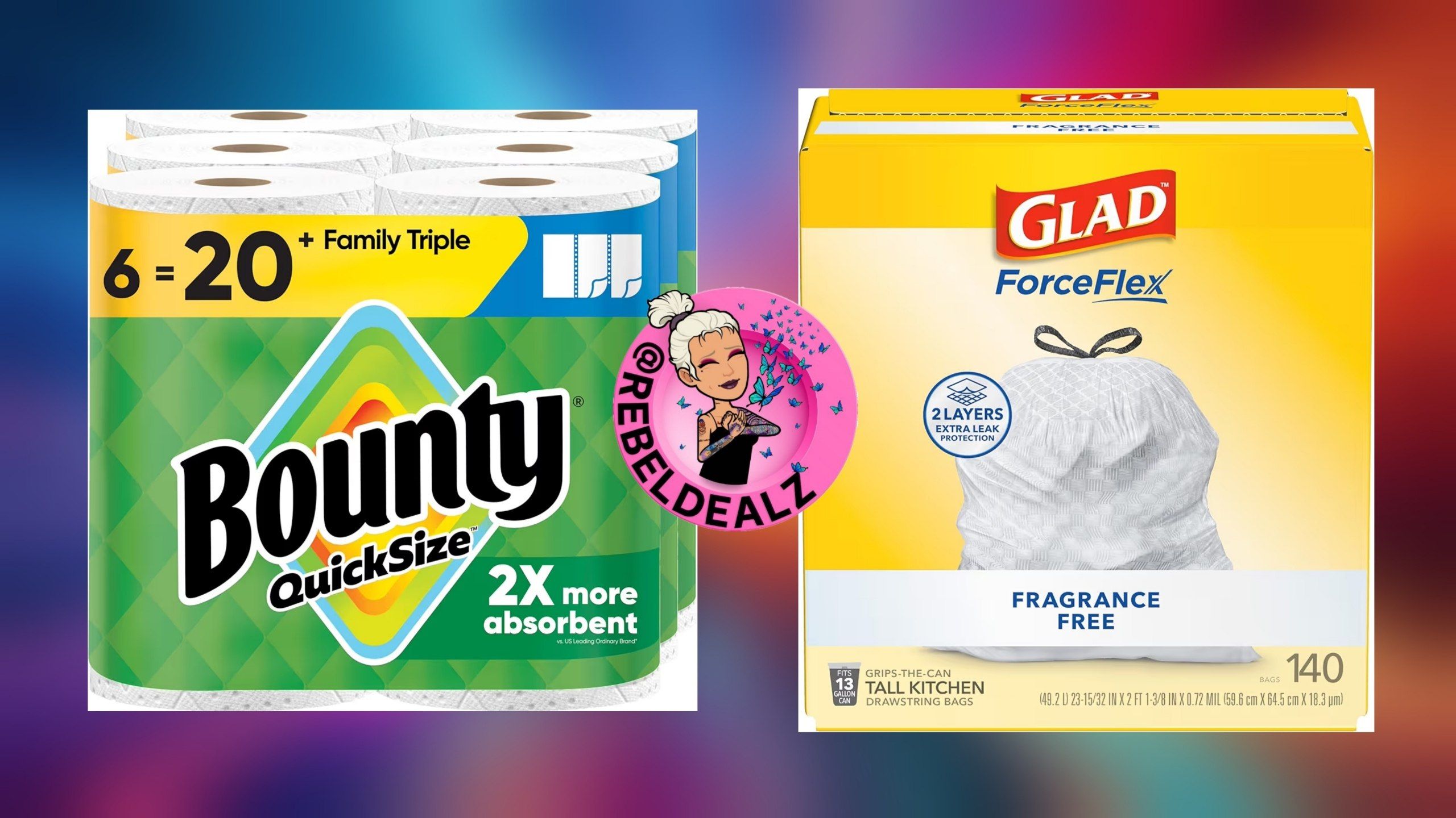 Paper Towels and Trash Bags Deals