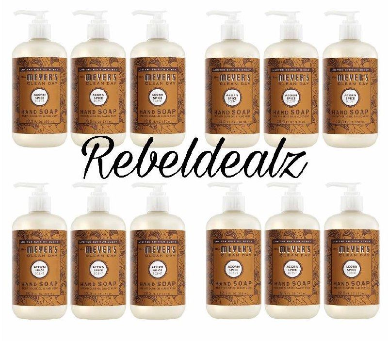 Mrs. Meyer's Acorn Spice Hand Soap 3 Pack, $30.xx on Amazon